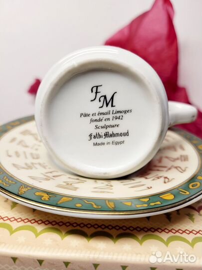 Набор кофейных чашек, Египт, в подарочной коробке