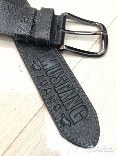 Мужской кожаный ремень Mustang