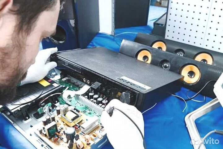 Ремонт аудиотехники, колонок, ресивера и усилителя