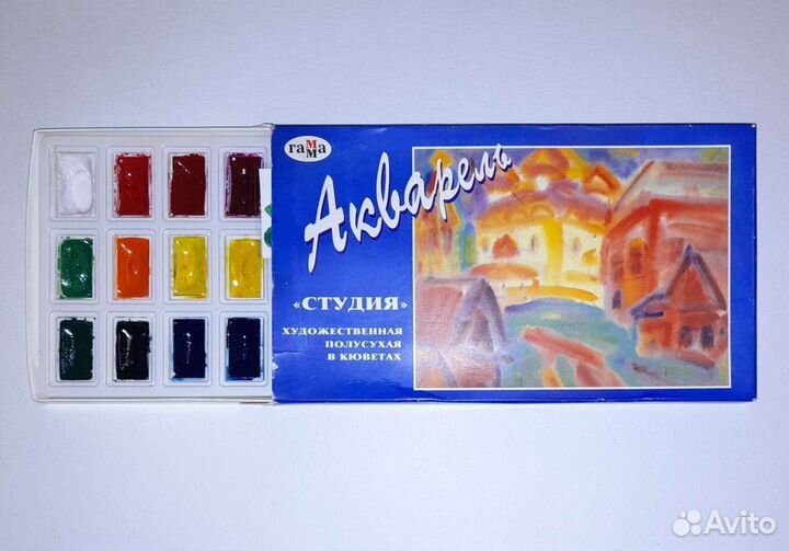 Акварель Гамма 24цв набор 