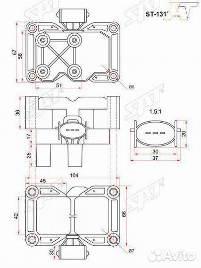 Катушка зажигания ford fiesta с 2003 по 2008 гг