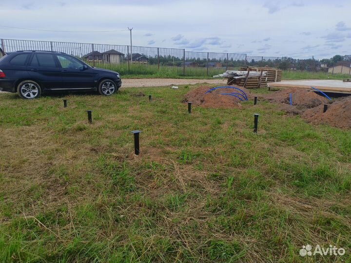 Винтовые сваи под ключ с установкой