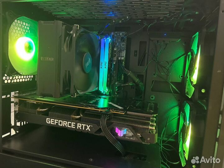 Игровой компьютер rtx 3060ti 12400f 16гб 1тб