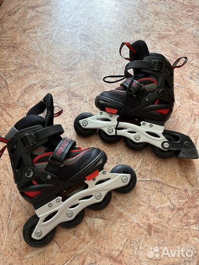 Детские раздвижные ролики и защита 26-31 р