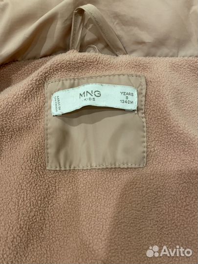 Куртка пальто Mango 134 для девочки