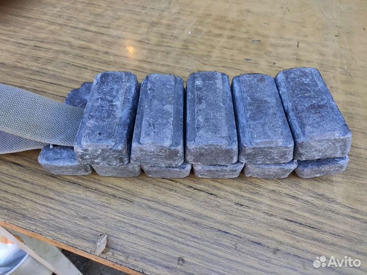 Пояс водолазный дайвера съёмные грузы 11 кг