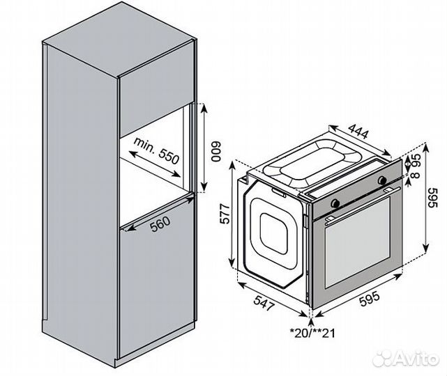 Духовой шкаф kuppersberg HF 610 B