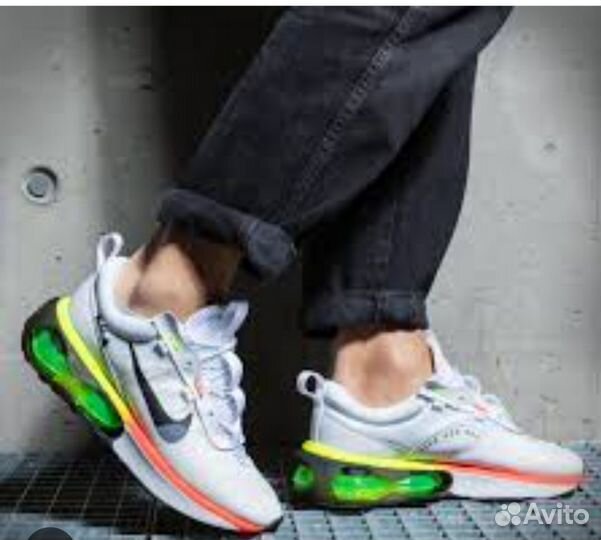 Nike Air Max 2021 White Bright Crimson Volt 41,5 р