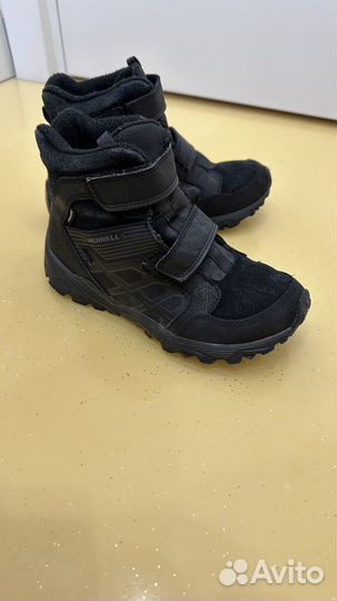 Зимние ботинки детские merrell 34