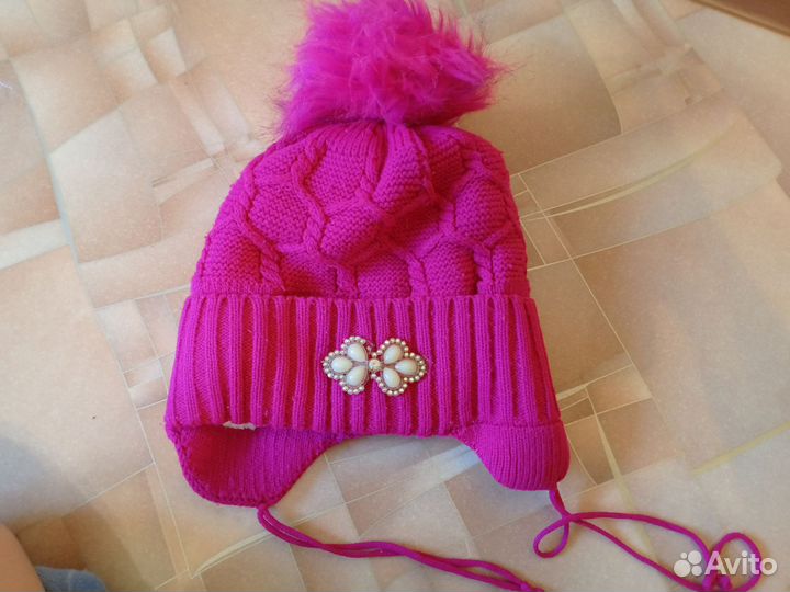 Шапки на девочку от 1 до 5 лет