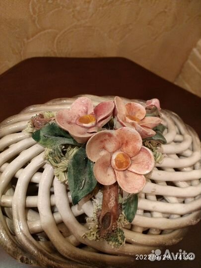 Шкатулка итальянская керамика Bassano