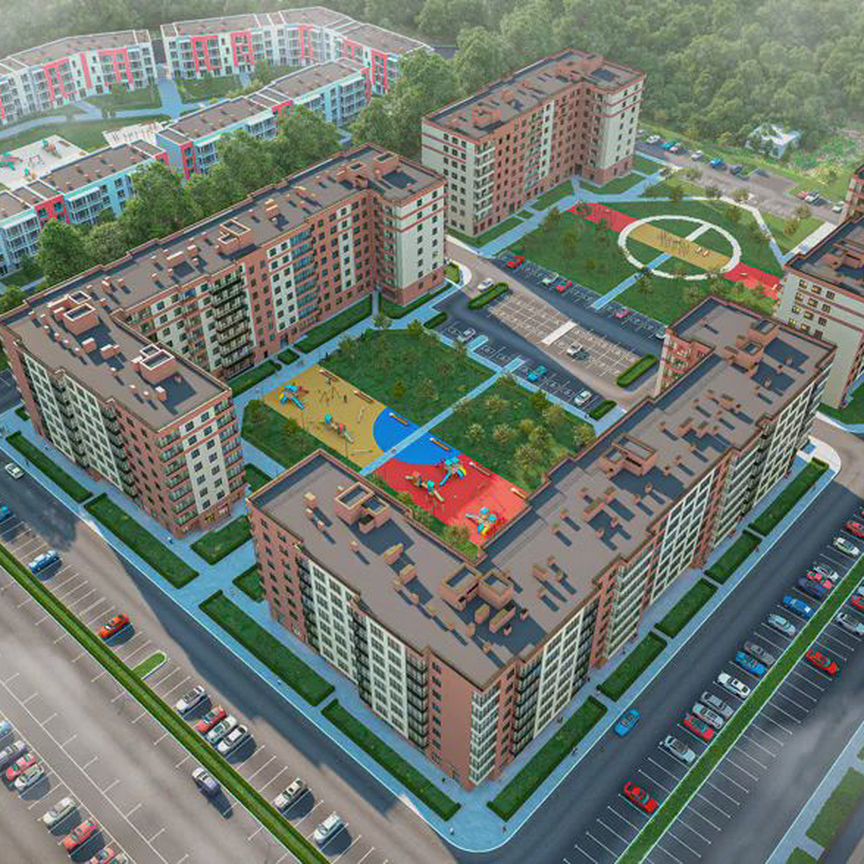 2-к. квартира, 51,8 м², 3/8 эт.