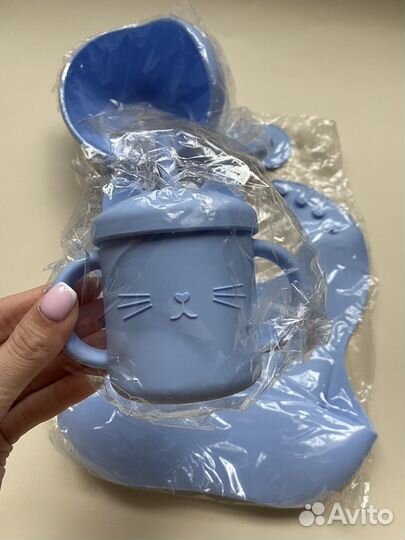 Детская посуда для кормления силиконовая