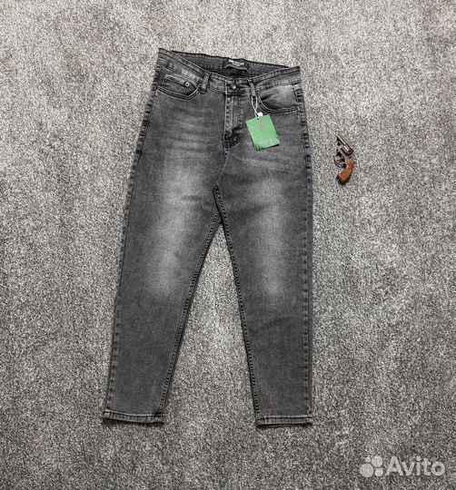 Джинсы бананы мужские