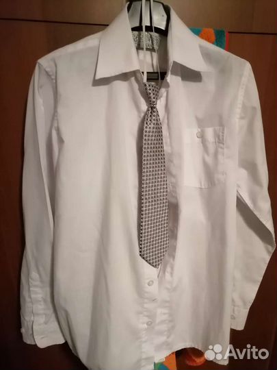 Рубашка школьная 134 140