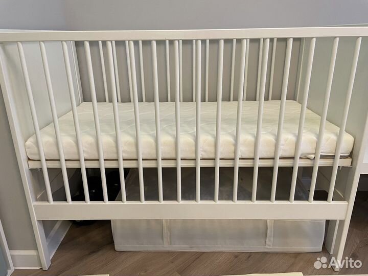 Детская кровать IKEA с матрасом