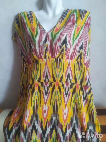 Платье натуральный шёлк, крепдешин