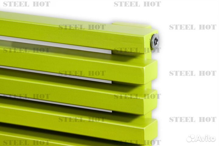 Горизонтальный трубчатый радиатор Steel-Hot от зав