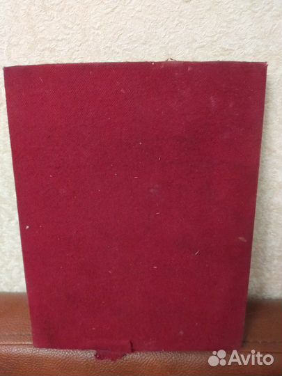 Икона старинная в латунном окладе