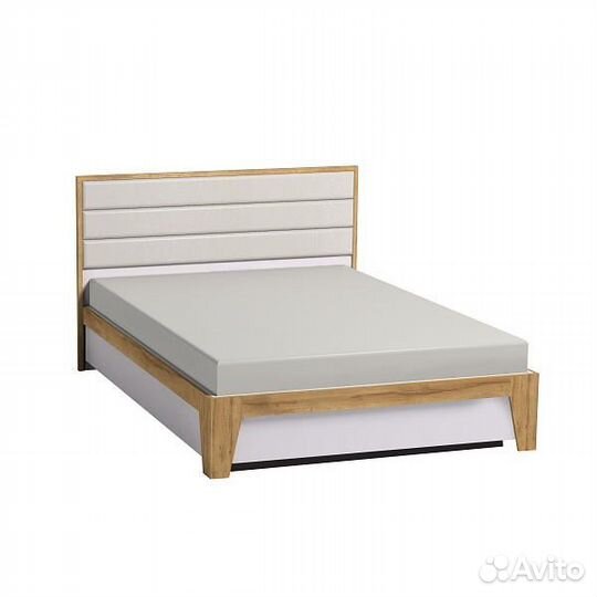 Кровать Айрис 308 Люкс 1400, антрацит/креатель