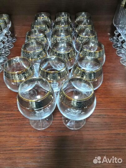 Рюмки, фужеры, бокалы Богемия