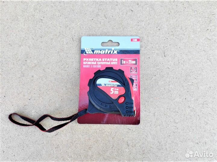 Строительная измерительная рулетка 5 м x 25 мм