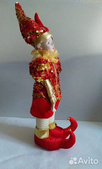 Королевский шут в красном камзоле(43см)