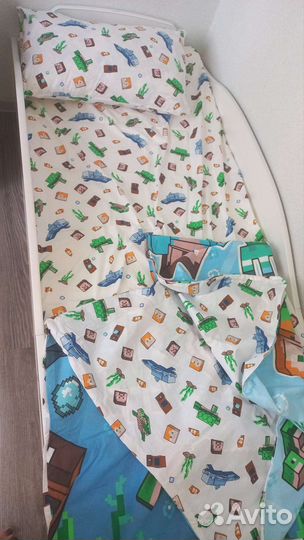 Детское постельное белье 160 80 майнкрафт