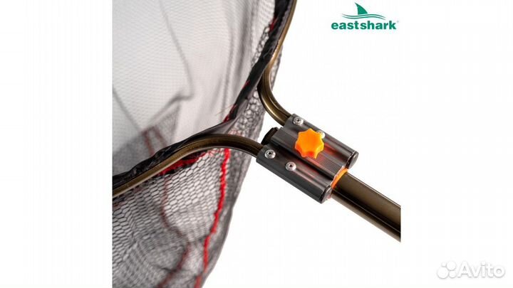 Подсак прорезиненый 60*60 см мет. ручка 1,9 м