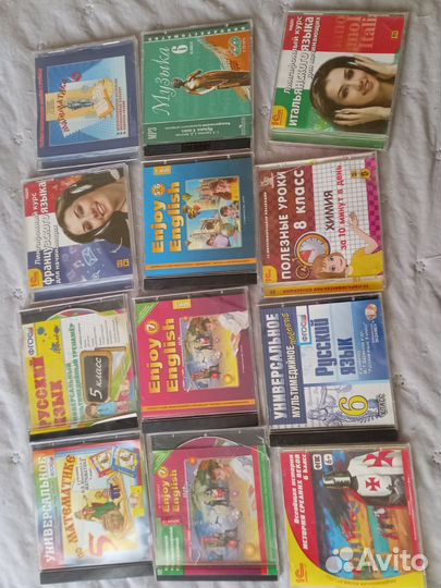 Лицензионные Cd диски и мр3 учёба, языки