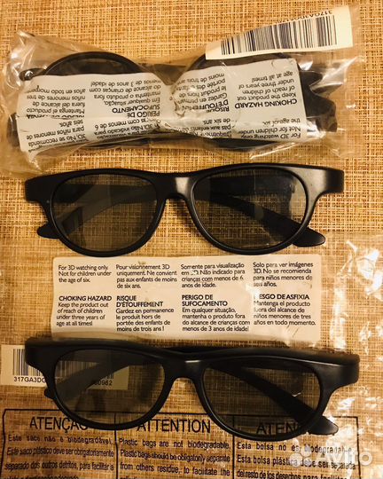 Очки 3D к TV philips За 4 шт