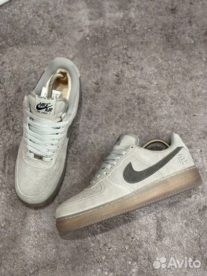 Nike Air Force 1 Reigning Champ Light Grey Светло