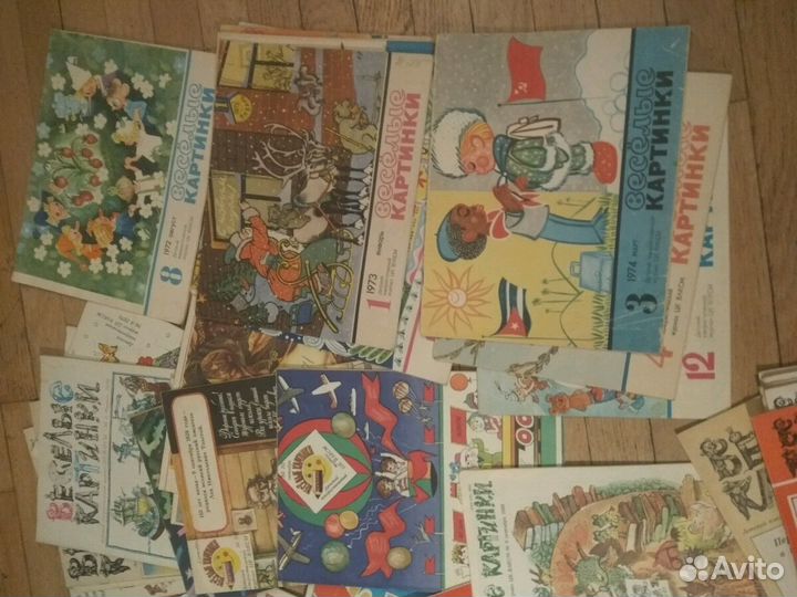 Детские журналы СССР Веселые картинки Мурзилка