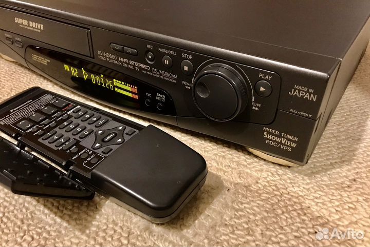 Видеомагнитофон.Panasonic 650EE.HI-FI.Stereo