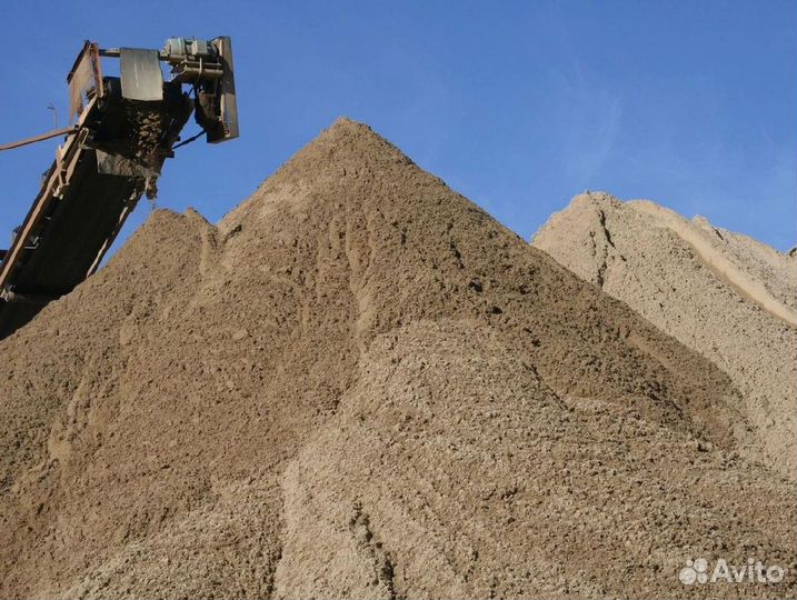 Песок строительный в мешках