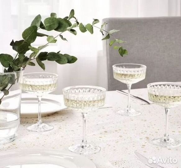 Sällskaplig набор бокалов, шале икеа