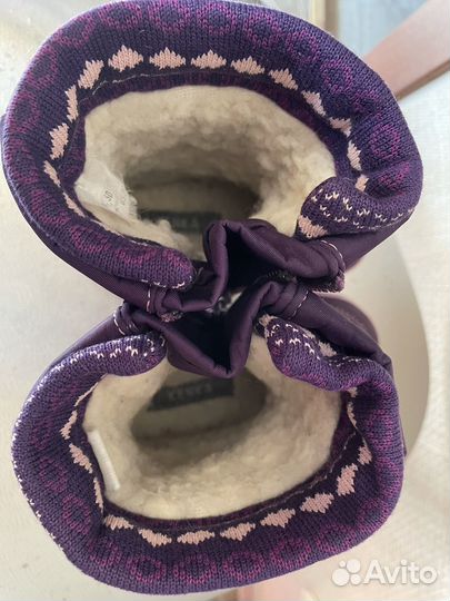 Сапоги зимние для девочки 22 размер