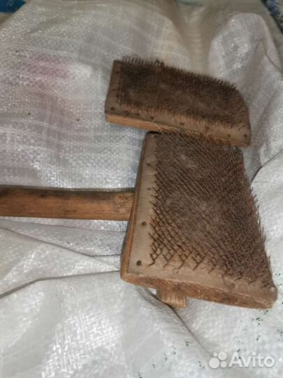 Расчестки для шерсти и пуха, ручная работа