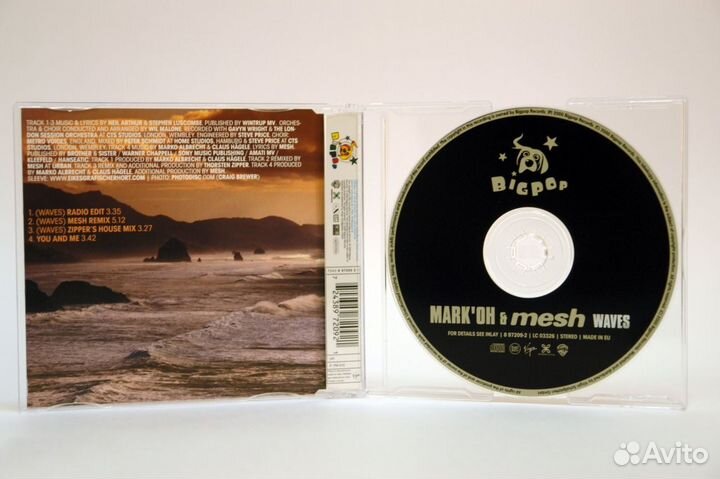 Mark 'Oh & Mesh - Waves 2000 Single Synth-Pop EX