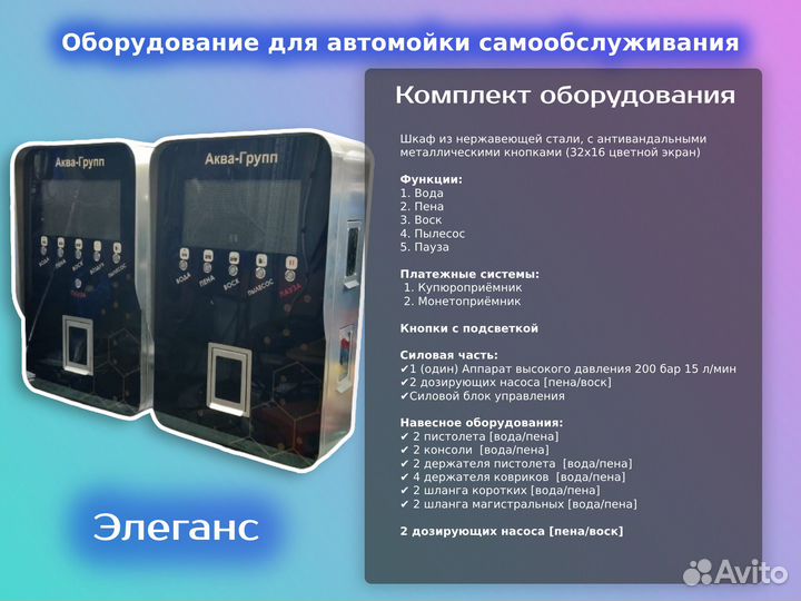 Оборудование для Автомойки / Люкс Пrо 15