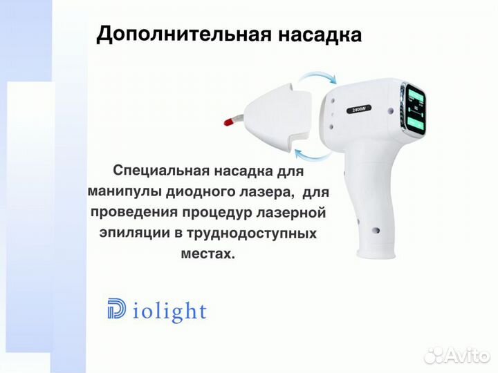 Лазерный аппарат диолайт UltraOne 1800w, рассрочка