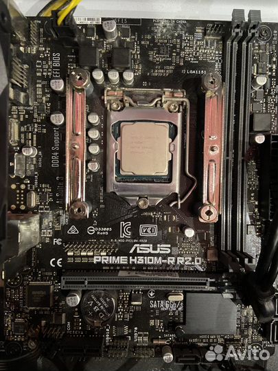 Материнская плата lga 1151 v2 комплект