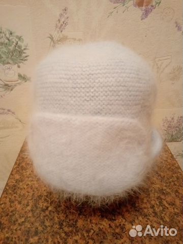 Шапка с ушками женская