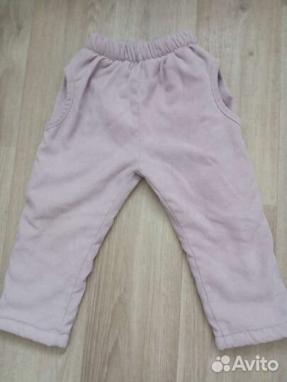 Утепленные брюки для девочки 86 размер