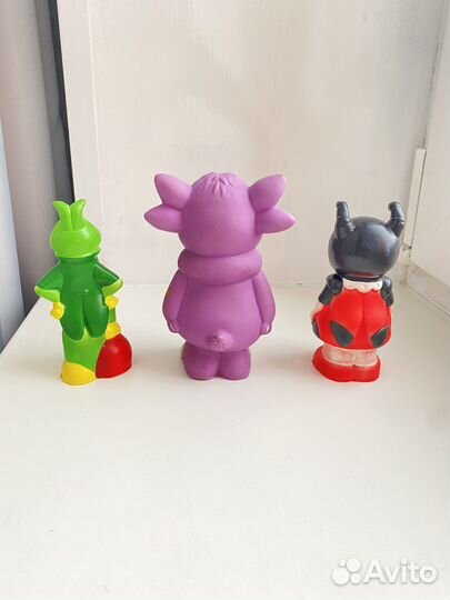 Фигурки Лунтик резиновые