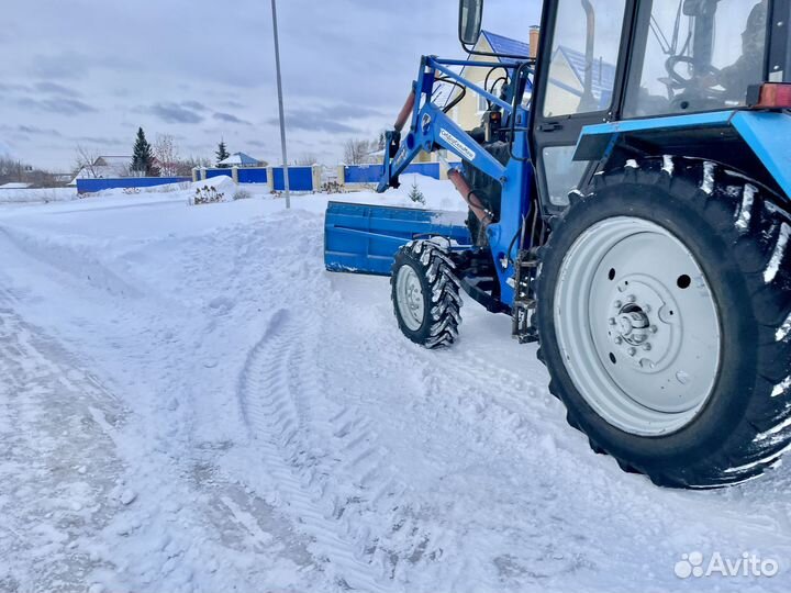 Двухсторонний коммунальный отвал для мтз-82