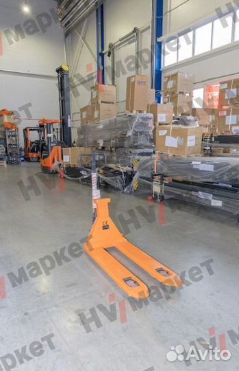 Гидравлическая тележка (рохля) HPT20S с весами