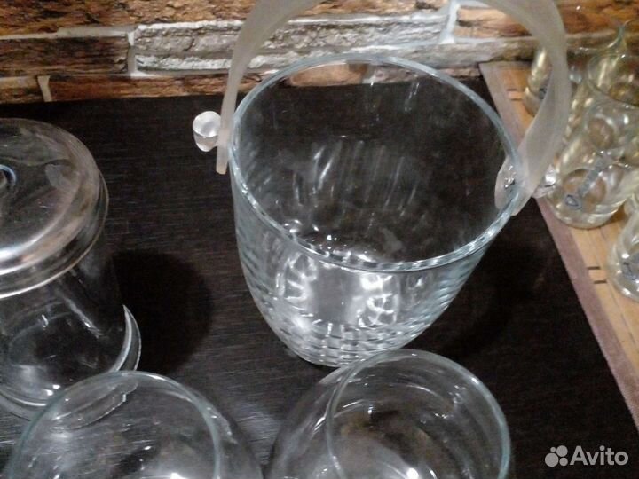 Фужеры, сахарница, салатница