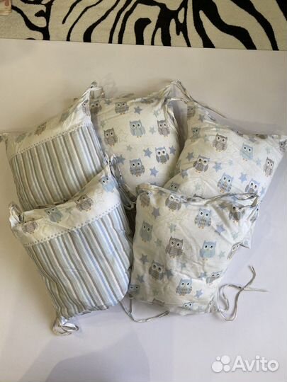 Бортики в детскую кроватку