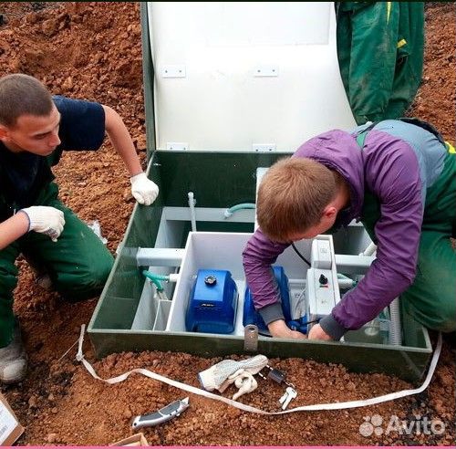 Септик без откачки без запаха + гарантия + монтаж